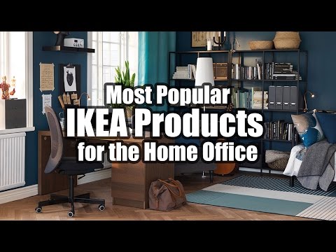 Most Popular IKEA Products for the Home Office Computer Setup