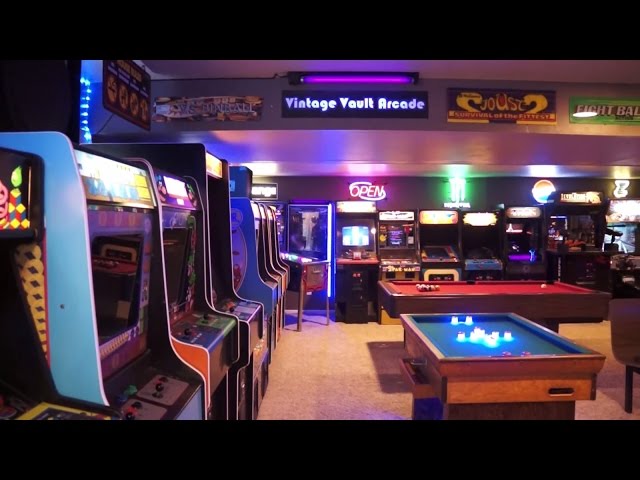 The Basement Arcade - Vintage Vault Arcade Tour 2017