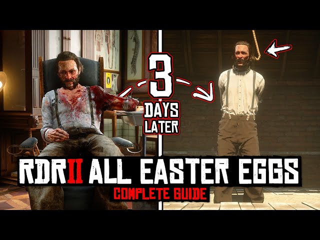 TOP 100 EASTER EGGS IN RED DEAD REDEMPTION 2