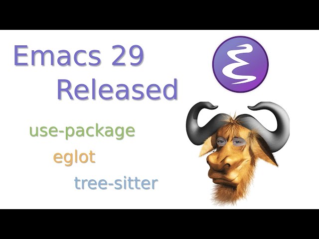 Emacs 29 released!