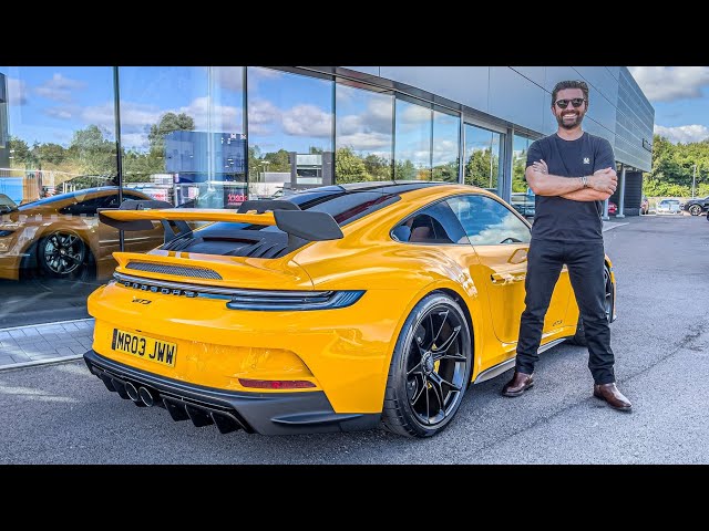 NEW CAR DAY! My Porsche 992 GT3 In Signal Yellow Has Arrived!