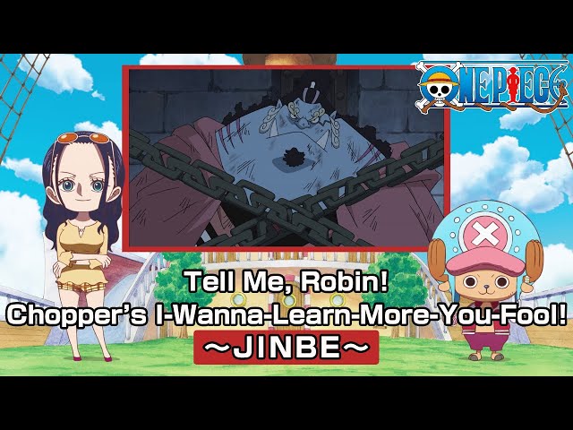 Tell Me, Robin! Chopper’s I-Wanna-Learn-More-You-Fool! 〜JINBE〜