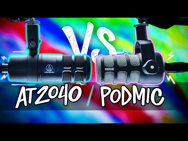 Which Budget Podcast Mic Is Best? Audio Technica AT2040 vs. Rode PodMic