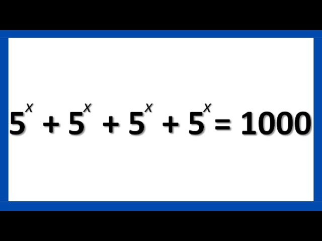 Exponential Equations|| Math Olympiad (Japanese)