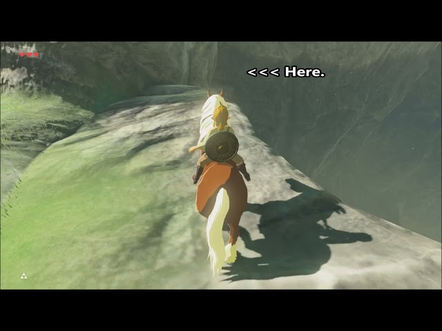 How to safely get Epona down from the Great Plateau
