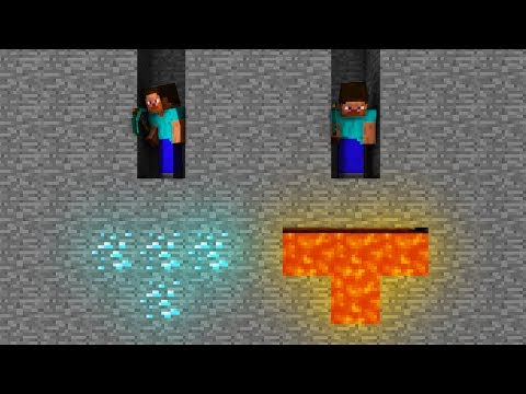 IS MINING UNDER YOURSELF IS DANGEROUS? (Minecraft Discovery)