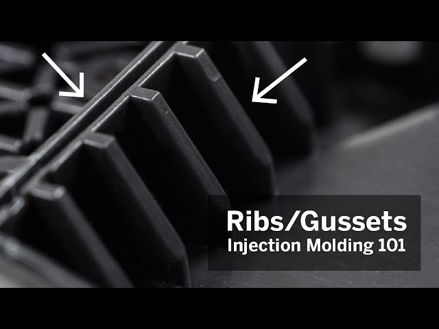 Injection Molding 101: Ribs & Gussets