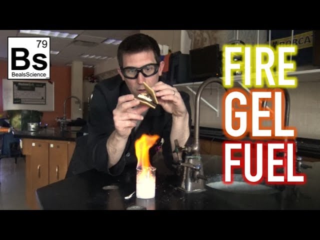 Fire Gel Fuel - Made from Egg Shells and Vinegar!