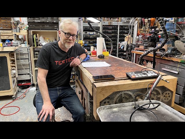 Adam Savage's Live Streams: Pre-Silicon Round-Up and Shop Infrastructure Q&A