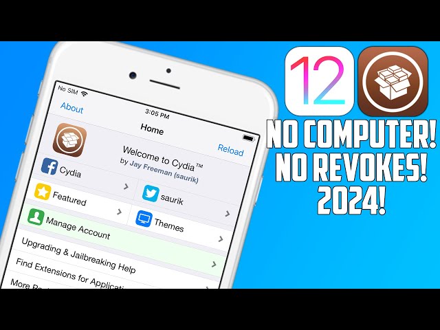 How To Jailbreak iOS 12.5.7 (No Computer/Revokes!) 2024! Get Cydia & Sileo! iPhone 5s/6, iPad/iPod!