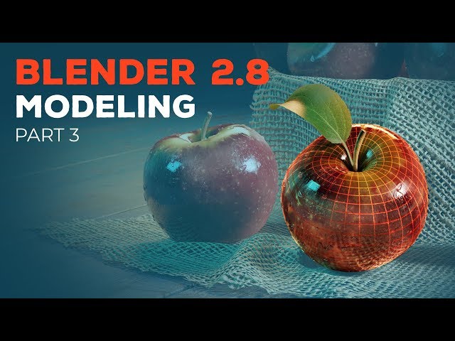 Blender 2.8 Beginner Tutorial - Part 3: Organic Modeling