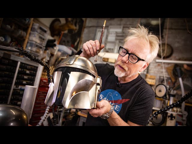 Adam Savage's One Day Builds: Hasbro Mandalorian Helmet Repaint!