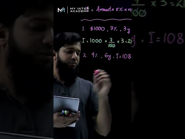 General Mathematics - Problems of Simple Interest - MCQs 1 to 10 | Sir Ahsan Patel | ECAT | NUST