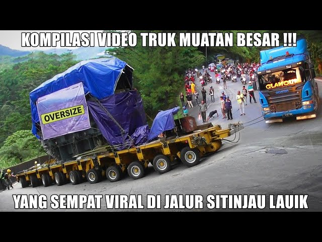 The Heaviest Loaded Trucks Video Compilation on Uphill