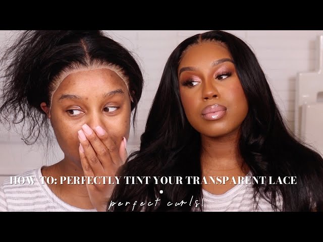 HOW TO: PERFECTLY TINT TRANSPARENT LACE | HERMOSA HAIR