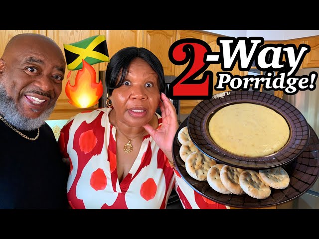 How to make THE BEST Jamaican TWO-WAY Porridge! | Deddy's Kitchen