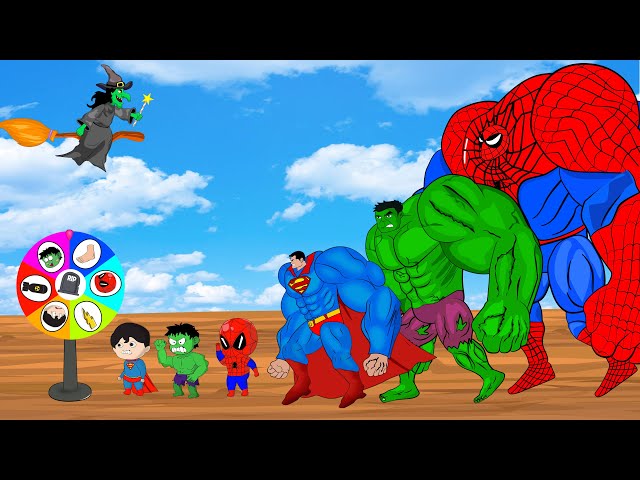 Rescue SUPERHEROES BABY HULK Family & SPIDER MAN, SUPER MAN : Returning from the Dead SECRET - FUNNY