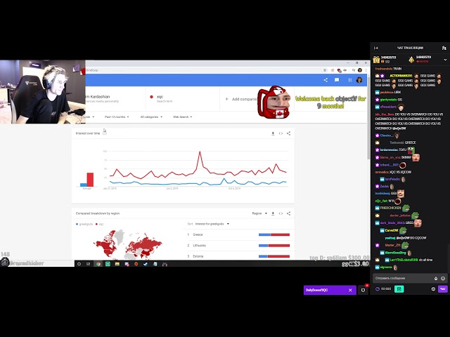xQc reacts to Google Trends (with chat)