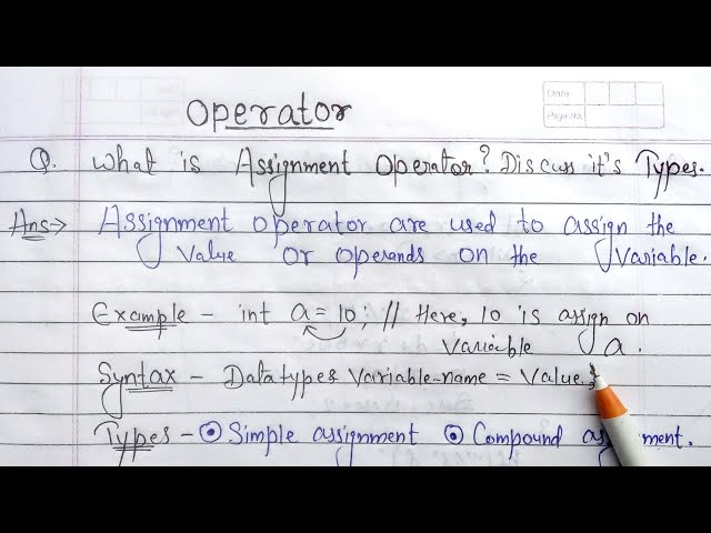 Assignment Operators in C in hindi | simple and compound assignment operators in c programming