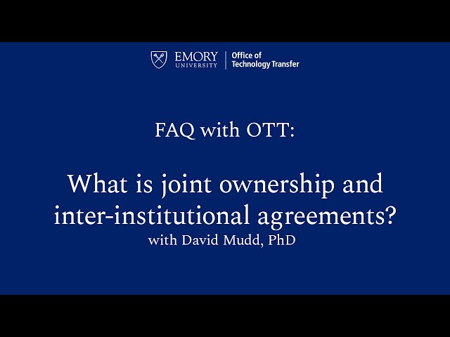 OTT: Joint Ownership and IP FAQ