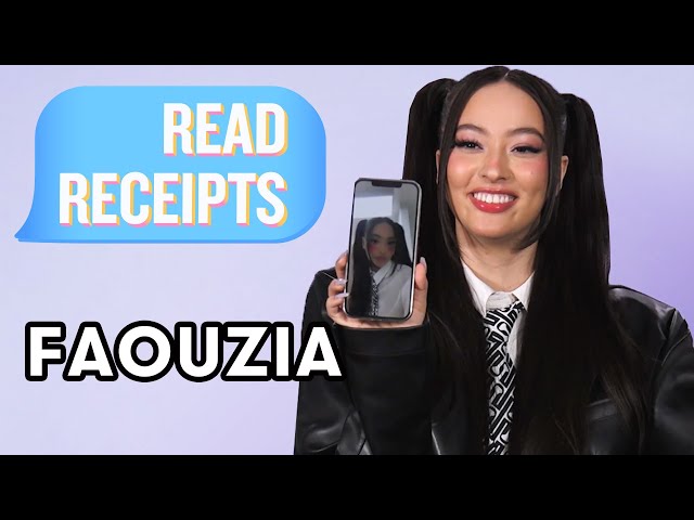 Singer Faouzia Was NOT READY For Us To See Her Phone | Read Receipts | Seventeen