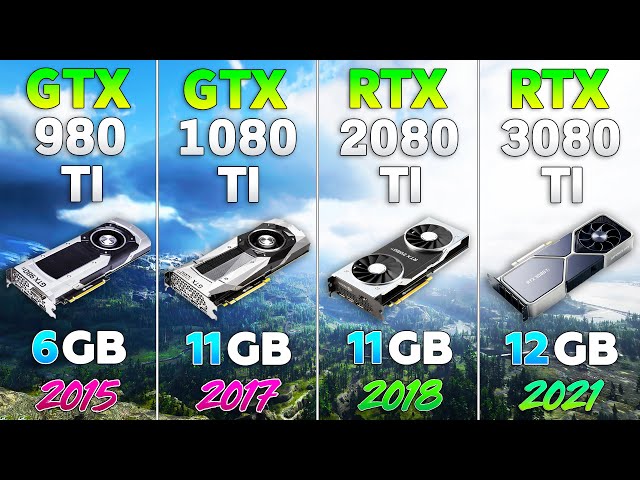 GTX 980 Ti vs GTX 1080 Ti vs RTX 2080 Ti vs RTX 3080 Ti