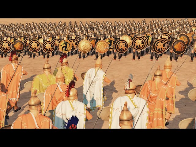 4,800 Thracian Nobles Vs 1,500 Myrmidons Swordman | Total War Rome 2