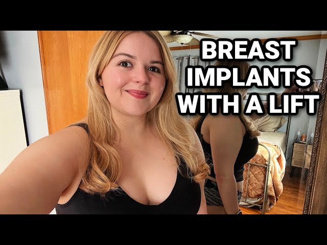 Getting BREAST IMPLANTS & A BREAST LIFT - 7 Days Post Op! 550cc Silicone Implants