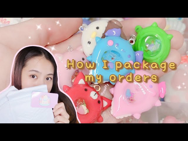 How I Package my Charm Orders | Small Business Tips
