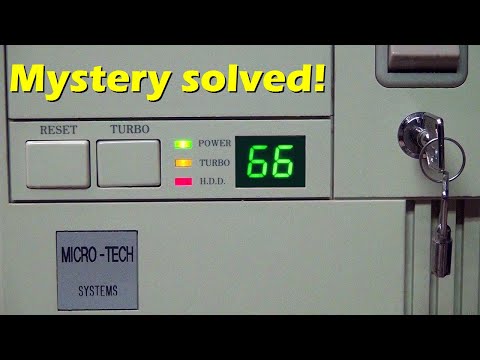 The PC turbo button mystery finally solved!
