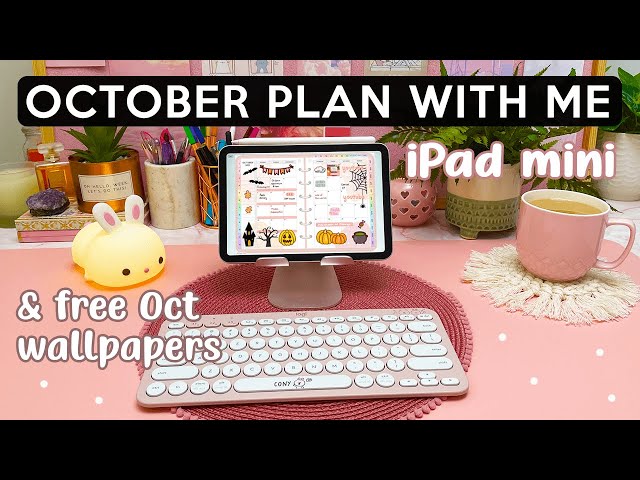 October 2021 Digital Plan With Me On NEW iPad Mini | Digital Planning ✨