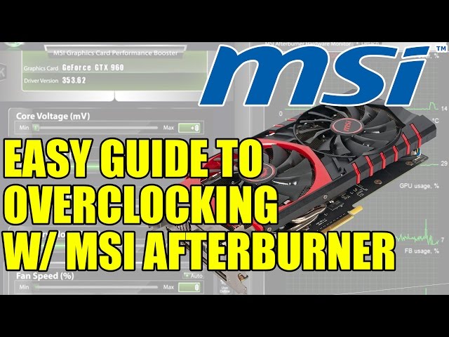 Easy Guide To Overclocking GeForce GTX 960 With MSI Afterburner & Benches | MSI GTX 960 Gaming 2G