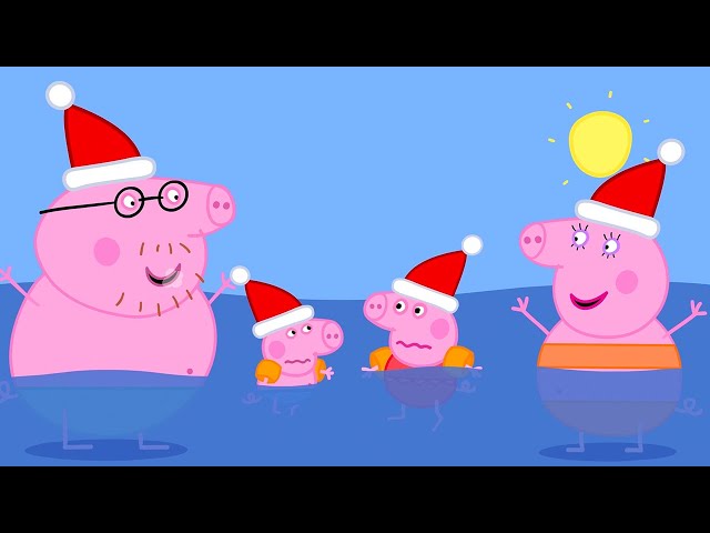The Christmas Morning Swim ❄️ | Peppa Pig Tales Full Episodes