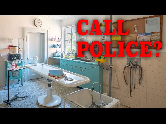 Should I CONTACT the POLICE? | ABANDONED Funeral Home With Everything Left Behind