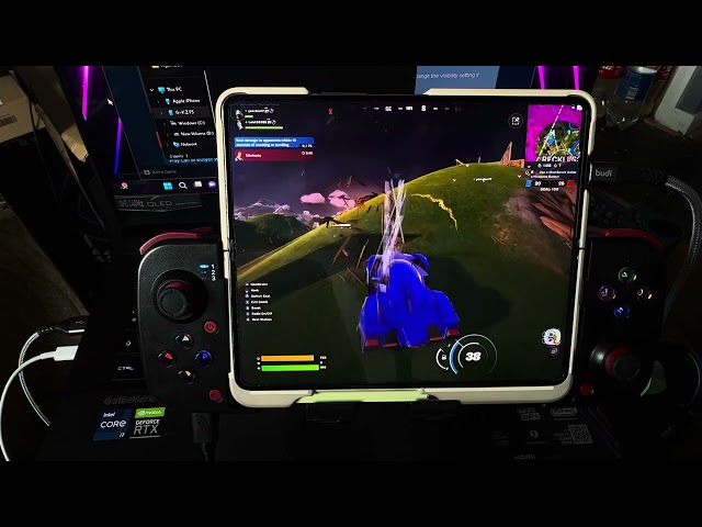 Fortnite - Mobile Version on DualSense and Samsung Galaxy Z Fold 5 and Thoughts (Amazing)
