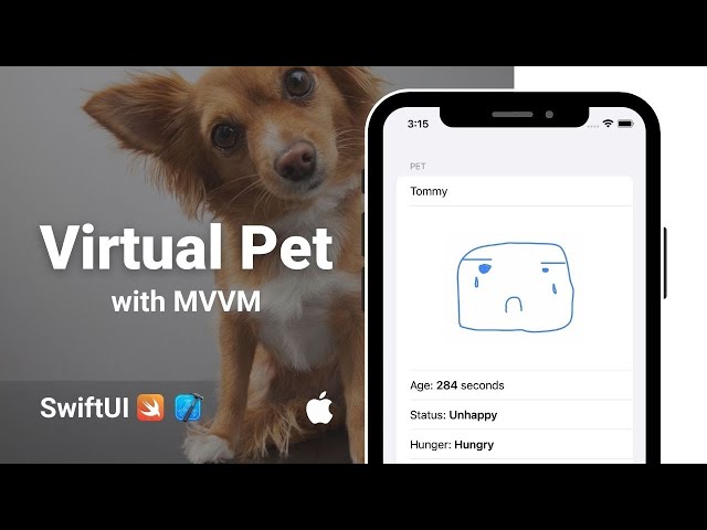 Create a Virtual Pet App in SwiftUI with MVVM (iOS 2022)