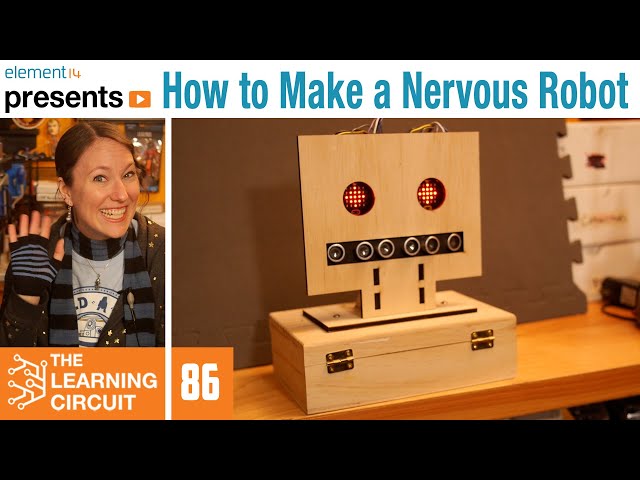 How to Make an Ultrasonic Nervous Robot - The Learning Circuit