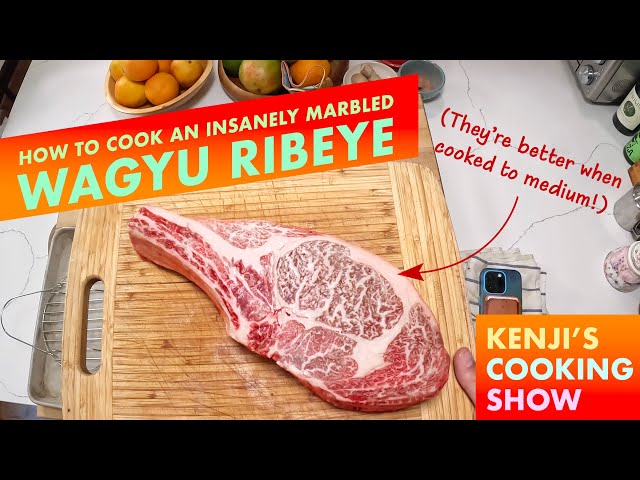 The Most Insane American Wagyu Steak I've Ever Cooked | Kenji's Cooking Show