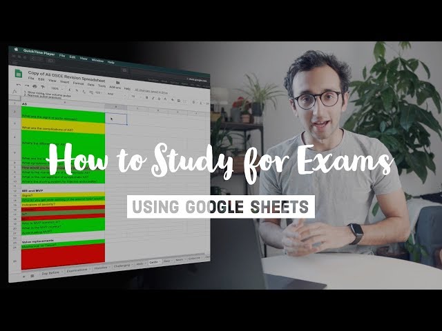 How to Study for Exams with Google Sheets