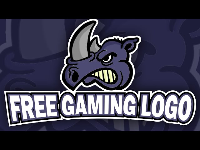 HOW TO MAKE A FREE GAMING LOGO | Easy with No Photoshop Or Illustrator