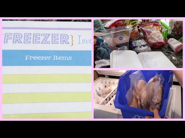 How To Create A Freezer Inventory~ Printables & Tips