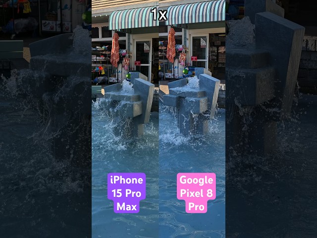 iPhone 15 Pro Max vs Google Pixel 8 Pro camera comparison!