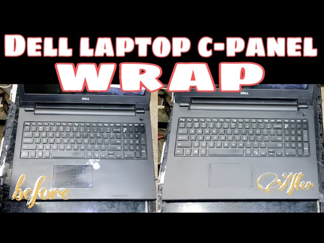 Dell laptop c-panel wrap