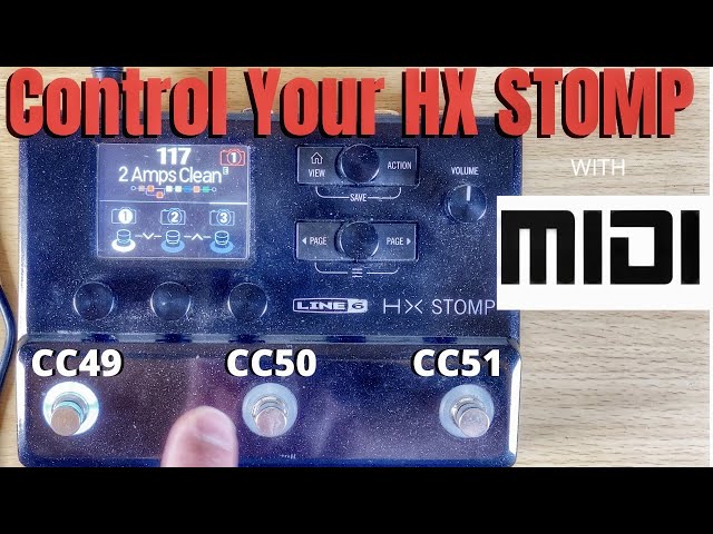 How To Control Everything in your HX STOMP with MIDI