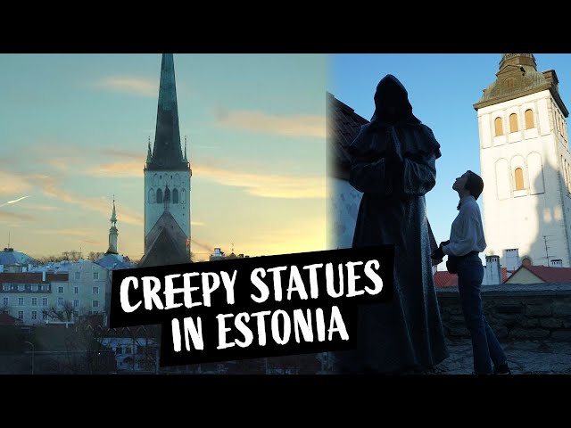 CREEPY STATUES in Estonia