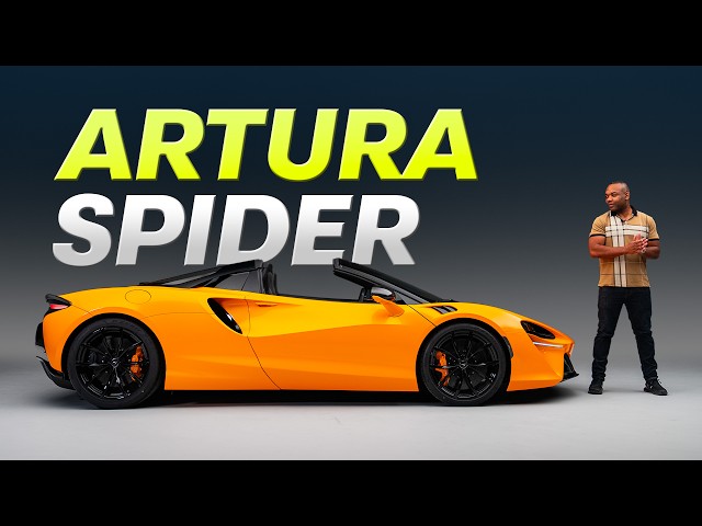 NEW McLaren Artura SPIDER: 700hp & BURNOUT Mode | EXCLUSIVE FIRST LOOK | 4K