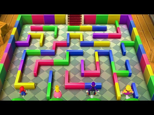 Mario Party Games - All Maze Minigames