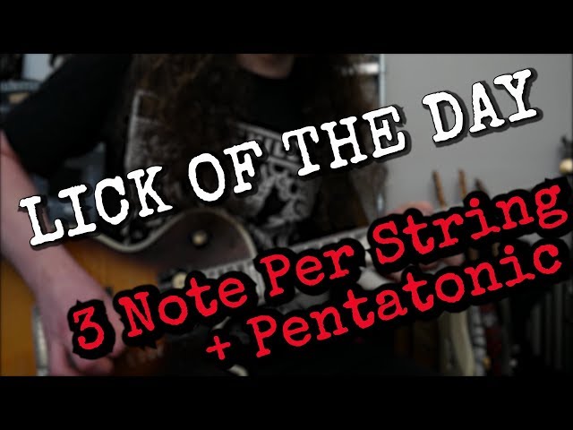 Shredding | LICK OF THE DAY | Guitar Lesson