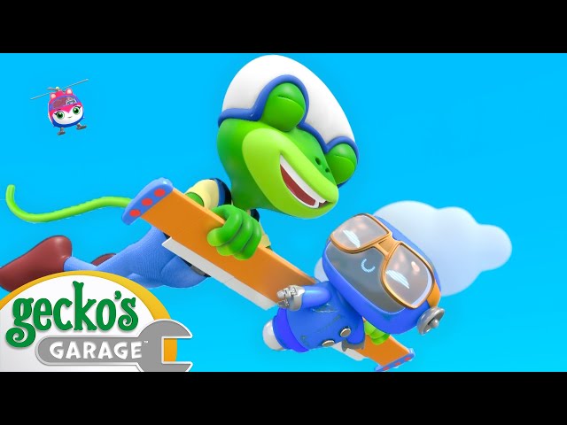 Kat's Rocket Sky Chase | Gecko's Garage | Cartoons For Kids | Toddler Fun Learning