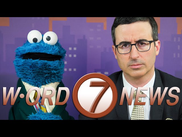 W-ORD Channel 7 News With John Oliver & Cookie Monster